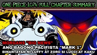 One piece 1074: Binantayan ni Luffy at Zoro si Rob lucci at kaku | Bagong pacifista "mark 1"