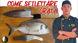 COME SFILETTARE PESCE ORATA