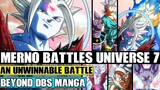 Beyond Dragon Ball Super: Merno Vs Universe 7 Begins! Buying Time And Surviving An Unwinnable Battle