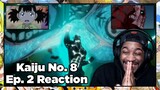 THE KAIJU THAT HUNTS DOWN KAIJU!!! Kaiju No. 8 Episode 2 Reaction