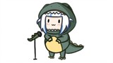 【11月18日删档直播】穿着恐龙套装边跳边唱的gura