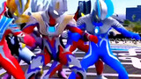 What are these Ultraman doing?