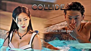 [FMV]Kim Jinyoung And Shin Seulki || Collide ✨ || Single's Inferno S2|| #jinyoung #seulki