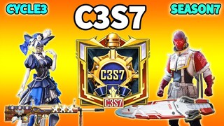 Thông Tin Phần Thưởng Mùa Rank C3S7 PUBG Mobile | CYCLE3 SEASON7 PUBG MOBILE.