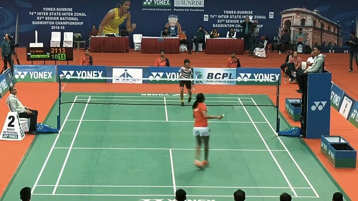 PV Sindhu Vs Ashmita Chaliha Badminton Highlights
