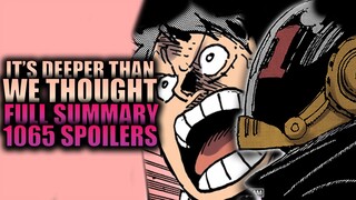 IT GOES DEEPER THAN WE THOUGHT (Full Summary) / One Piece Chapter 1065 Spoilers