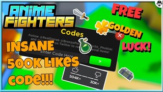 Anime Fighters | This CODE is Insane! Grab It Fast! | ROBLOX