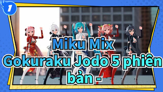 [Miku Mix|MMD] Gokuraku Jodo 5 phiên bản - Miku&Haku&Teto&Luka&Luo_1