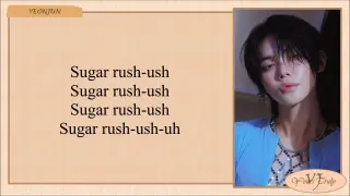 TXT (투모로우바이투게더) 'Sugar Rush Ride' Easy Lyrics