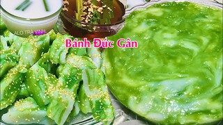 BÁNH ĐÚC GÂN- Thêm Bí quyết mới để Bánh Dai Giòn tự nhiên, không cần khuấy bột/ Pandan leaf