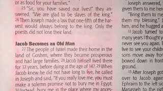 Daily Verse.                  Genesis 47:27-31