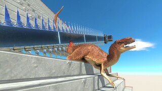 Stairs With Obstacles - Animal Revolt Battle Simulator