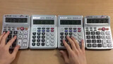 Playing "Your Name" Theme "Zen Zen Zense" using four calculators Pt.2