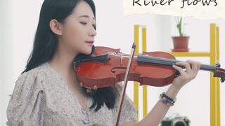 Suara lembut piano mengalir ke dalam hati Anda - Pertunjukan biola Yiruma "River Flows in You" - pen