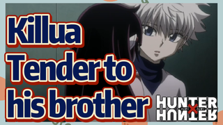 Killua Tender to his brother