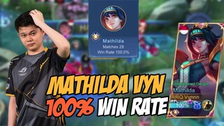 USAHA PERTAHANIN 100 PERSEN WINRATE MATHILDA!!