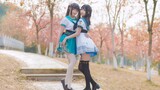 [Dance]Tarian Duo dengan Kostum Onmyoji|BGM:Feast of Spring Sakura