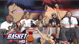 Kagami vs Aomine In The Zone Finale! Kuroko No Basket Episode 43 "I Won't Lose" REACTION/REVIEW