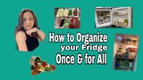 How to Organize your Fridge once and for All