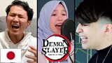 Japanese Reacts to "Gurenge" - Demon Slayer (Opening) | Rainych Ran, MattyyyM, Shayne Orok, 桿子
