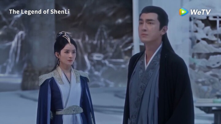 He won't let her go.🥺 legend of shen li