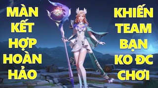 Gái xinh Điêu Thuyền Thần ngọc kết hợp với Lữ bố áp lực khiến team bạn ko chơi dc game