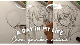 day in my life ( cara gambar anime )❤️✨