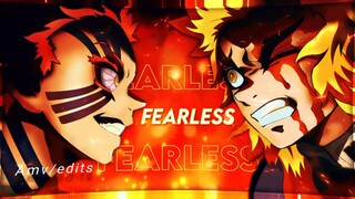 FEARLESS / EPIC BATTLE / AKAZA VS RENGOKU / AMV EDITS 🔥