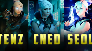 TENZ VS โซลดัน VS CNED - JETT MONTAGE แก้ไข VALORANT