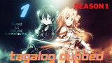 Sword Art Online season 1 episode 1 Tagalog Dubbed