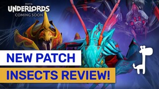 NEW ALLIANCE! Up Coming Insects Patch Review! | Dota Underlords