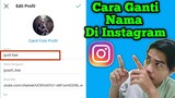 Cara terbaru mengganti nama Instagram - IG