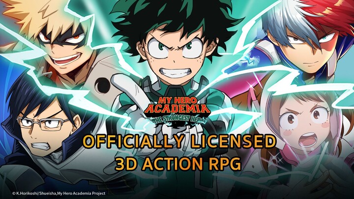 The 3D mobile action game My Hero Academia: tsh-sea is launching now!