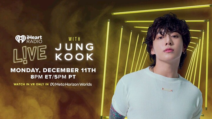 Jung Kook Performs “Standing Next To You" | iHeartRadio LIVE