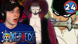 ZORO VS. MIHAWK... | One Piece First Reaction Episode 24