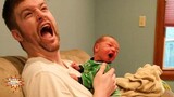 What Happens When Baby Playing With Dad - Cute Baby Funny Videos | Funny Things