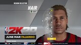 NBA 2K20 - How to Create June Mar Fajardo | Face Creation and Realistic Jumpshot