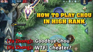 CHOU 1 HIT BUILD + BEST BUILD | NEW COMBO MOBILE LEGENDS