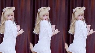 【颖儿】黄豆粉cos×like a cat 猫步轻俏性感韩舞直播间即兴热舞