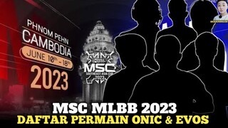 REAMI! Roster Onic Esport Dan Evos Legend Di Msc Mlbb 2023