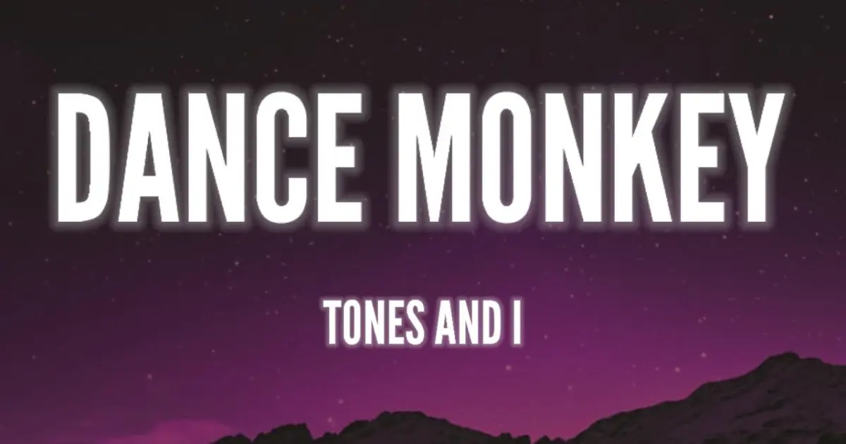 Tones and i dance monkey текст