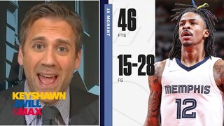 Max Kellerman shocked Ja Morant drops career-high 46 in record-setting performance vs. Bulls