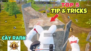 PUBG Mobile | New ⚡️TOP 5 TIP & TRICKS - Cày Chí Tôn - Làm Trùm LiVik 😅 | NhâmHNTV