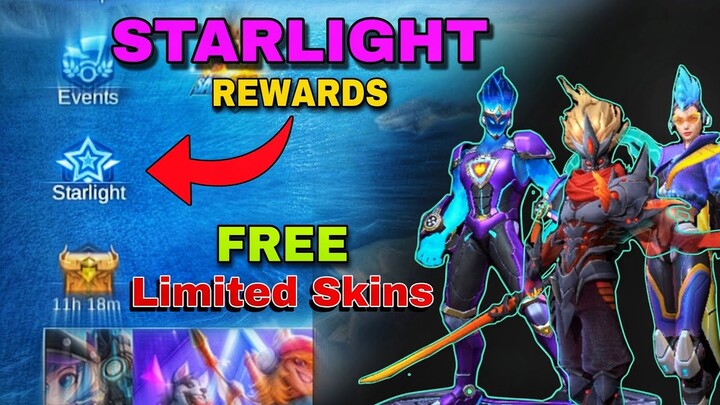 STARLIGHT MEMBER REWARDS Mobile Legends Free Limited Skins and more