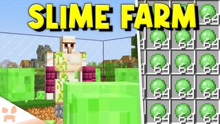 Minecraft 1.20 SLIME FARM TUTORIAL | Easy, Efficient, Bedrock + Java
