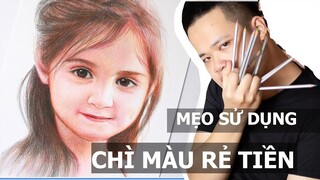 MẸO SỬ DỤNG CHÌ MÀU RẺ TIỀN - Thanh Pahm