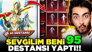 SEVGİLİM BENİ 95 DESTANSI YAPTI!! 🤑 YENİ SEZON ROYALE PASS 'İ İLK BEN FULLEDİM!! 😱 | PUBG MOBİLE