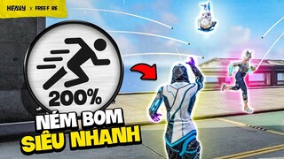 Team Free Fire thử tài ném bom với setting siêu nhanh | HEAVY Free Fire