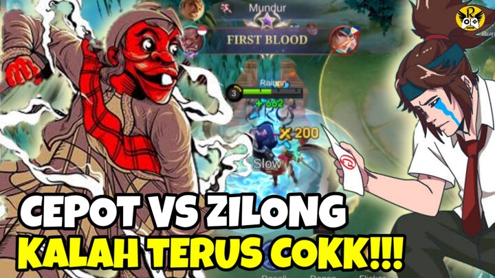 Ketika Cepot bikin Zilong Nangiss - Mobile Legends