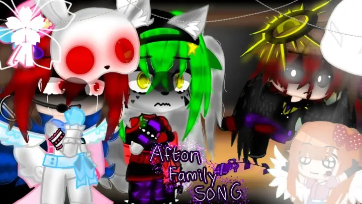 FNAF Security Breach react to Afton Family Song Remix||✨🎶🎧🐻🐰||💖🏠👪💖🔪